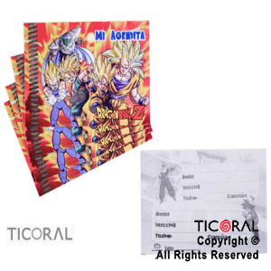 DRAGON BALL AGENDA MINI x 10